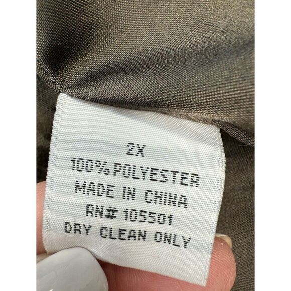 Double D Ranch Wool Western Jacket Judge Roy Bean Tweed Elbow Patches 2X READ - Picture 9 of 16